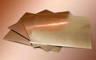 Copper sheeting